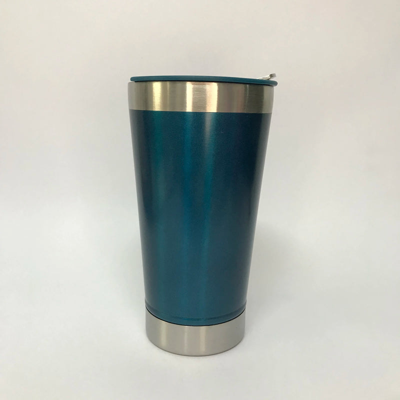 Copo Térmico de 473 ml com LÂMPADA e Abridor de Inox para Bebidas Quentes e Frias.