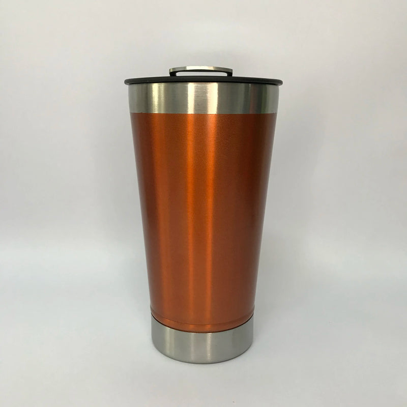 Copo Térmico de 473 ml com LÂMPADA e Abridor de Inox para Bebidas Quentes e Frias.